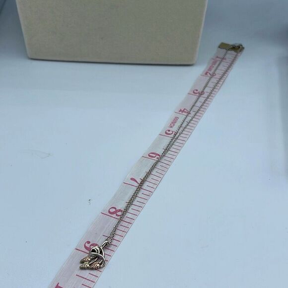 10K Dakota gold and sterling silver pendant and silver chain - Picture 7 of 10